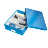 Leitz Click & Store WOW middelgrote opbergbox, blauw, karton, 880 g