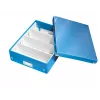 Leitz Click & Store WOW middelgrote opbergbox, blauw, karton, 880 g