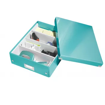 Leitz Click & Store WOW Medium organizerbox, blauw, karton, 880 g