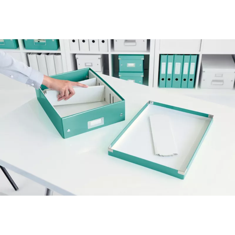 Leitz Click & Store WOW Medium organizerbox, blauw, karton, 880 g
