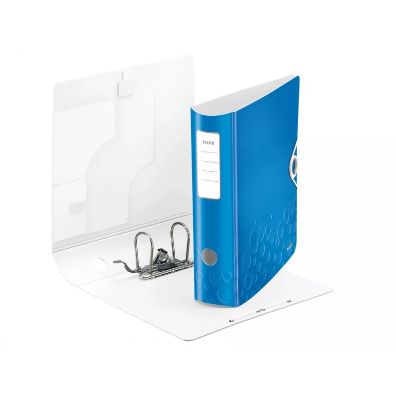 Leitz hefboomordner Active PP WOW A4/80 mm, A4, polyfoam, blauw, 500 blad, 80 g/m², 8,2 cm