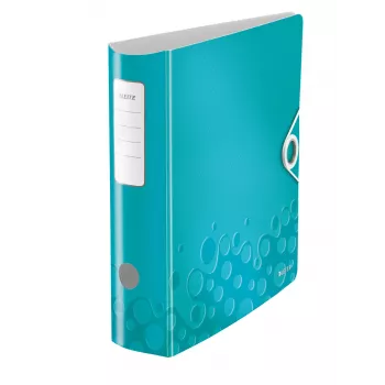 Leitz hefboomordner Active PP WOW A4/80 mm, A4, polyfoam, turquoise, 500 blad, 80 g/m², 8,2 cm