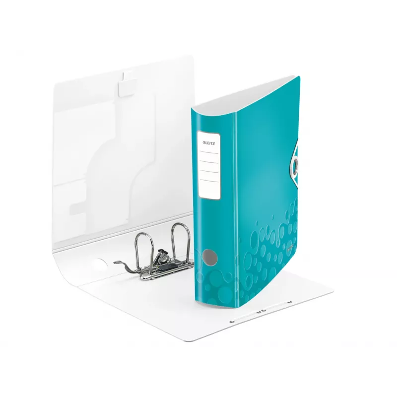 Leitz hefboomordner Active PP WOW A4/80 mm, A4, polyfoam, turquoise, 500 blad, 80 g/m², 8,2 cm