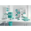 Leitz hefboomordner Active PP WOW A4/80 mm, A4, polyfoam, turquoise, 500 blad, 80 g/m², 8,2 cm