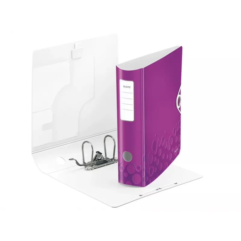 Leitz hefboomordner Active PP WOW A4/80 mm, A4, polyfoam, violet, 500 blad, 80 g/m², 8,2 cm