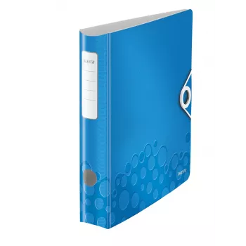 Leitz hefboomordner Active PP WOW A4/65 mm, A4, polyfoam, blauw, 350 blad, 80 g/m², 6,5 cm