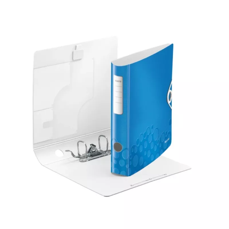 Leitz hefboomordner Active PP WOW A4/65 mm, A4, polyfoam, blauw, 350 blad, 80 g/m², 6,5 cm