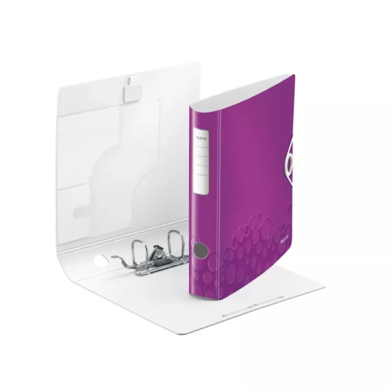Leitz hefboomordner Active PP WOW A4/65 mm, A4, polyfoam, paars, 350 blad, 80 g/m², 6,5 cm