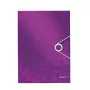 Leitz 3-flapmap WOW PP A4, A4, polypropyleen (PP), metallic, paars, staand formaat, 150 blad, 235 mm