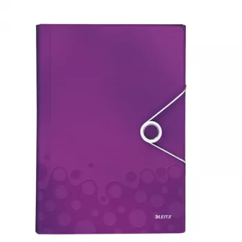 Leitz projectmap WOW PP, A4, polypropyleen (PP), paars, 200 blad, 254 mm, 38 mm