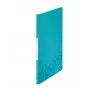 Leitz displayboek WOW PP 20 hoesjes, blauw, metallic, polyvinylchloride (PVC), 20 hoesjes, A4, 231 mm, 13 mm