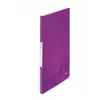 Leitz displayboek WOW PP 20 hoesjes, metallic, paars, polyvinylchloride (PVC), 20 hoesjes, A4, 231 mm, 13 mm