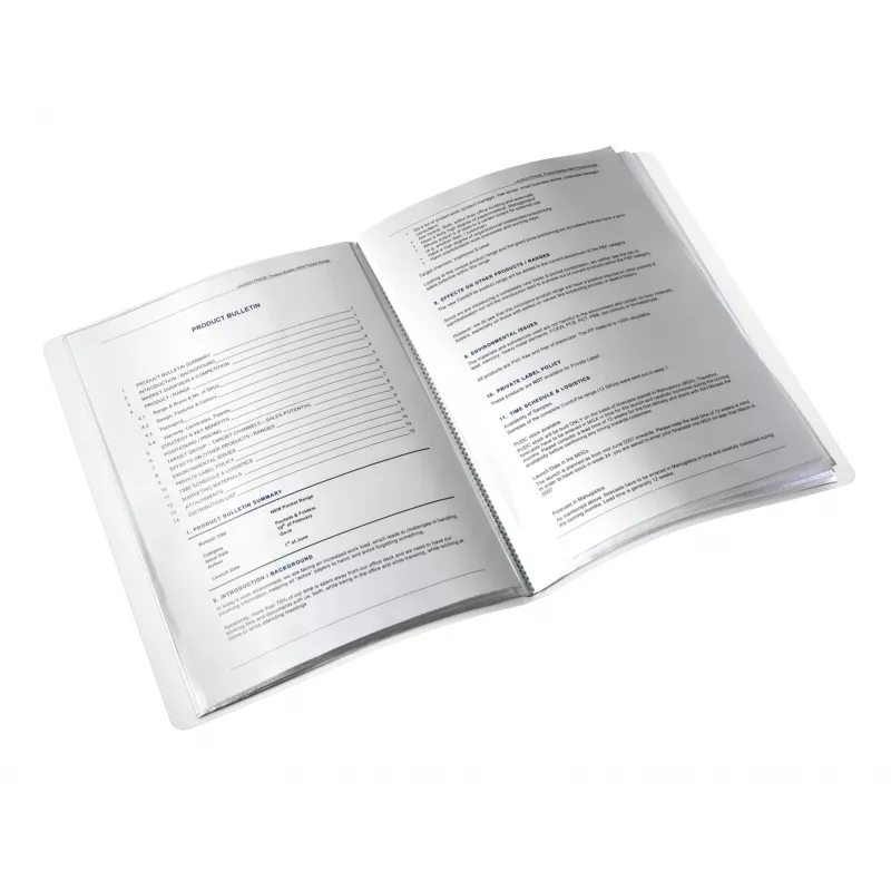 Leitz displayboek WOW PP 20 hoesjes, metallic, paars, polyvinylchloride (PVC), 20 hoesjes, A4, 231 mm, 13 mm