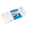 Leitz Registerboek WOW PP 12 tabs, A4, polypropyleen (PP), blauw, metallic, 200 blad, 265 mm, 17 mm