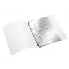 Leitz WOW ringband, A4, polypropyleen (PP), metallic, roze, 200 blad, 2,5 cm, 257 mm