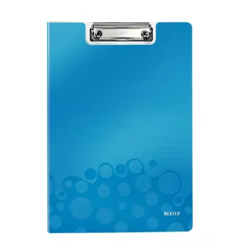 Leitz klembord met deksel WOW, A4, polyfoam, blauw, 75 blad, 1 vak, 230 mm