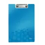 Leitz klembord met deksel WOW, A4, polyfoam, blauw, 75 blad, 1 vak, 230 mm