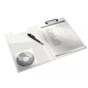 Leitz klembord met deksel WOW, A4, polyfoam, blauw, 75 blad, 1 vak, 230 mm