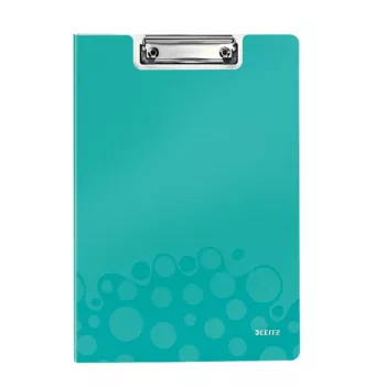 Leitz klembord met afdekking WOW, A4, polyfoam, blauw, 75 blad, 1 vak, 230 mm