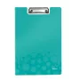 Leitz klembord met afdekking WOW, A4, polyfoam, blauw, 75 blad, 1 vak, 230 mm