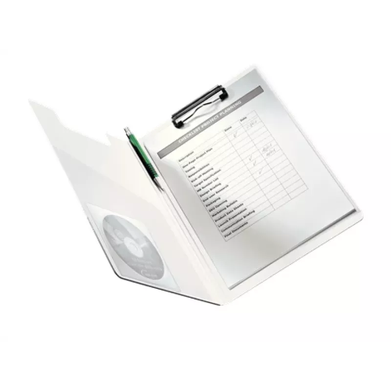 Leitz klembord met deksel WOW, A4, polyfoam, paars, 75 blad, 1 vak, 230 mm