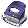 Leitz perforator Style NeXXt, 2-gaats 30 blad metaal, 30 blad, blauw, 8 cm, A6, 380 g, 107 x 100 x 137 mm