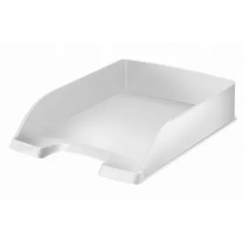 Leitz briefbak Style, kunststof, wit, A4, envelop, brief, notitie, papier, 255 x 357 x 70 mm, 280 g
