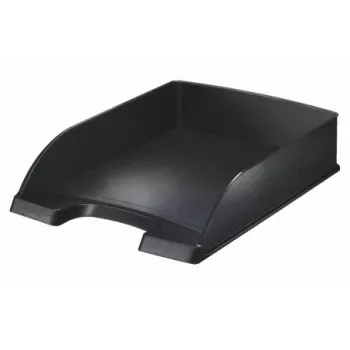 Leitz briefbak Style, kunststof, zwart, A4, envelop, brief, notitie, papier, 255 x 357 x 70 mm, 280 g