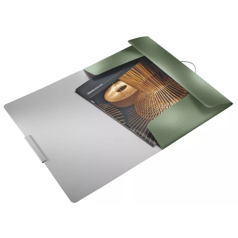 Leitz 3-flapmap Style PP A4, A4, polypropyleen (PP), groen, 150 blad, 80 g/m², elastieksluiting