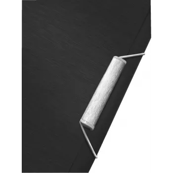 Leitz 3-flapmap Style PP A4, A4, polypropyleen, zwart, 150 blad, 80 g/m², elastiek