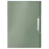 Leitz uitbreidbare concertinamap van PP, A4, polypropyleen (PP), groen, 250 blad, 80 g/m², 6 vakken