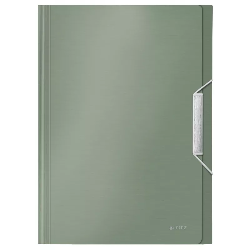 Leitz uitbreidbare concertinamap van PP, A4, polypropyleen (PP), groen, 250 blad, 80 g/m², 6 vakken