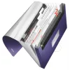 Leitz uitbreidbare concertinamap van PP, A4, polypropyleen (PP), blauw, 250 blad, 80 g/m², 6 vakken