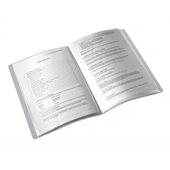 Leitz insteekhoesjesboek Style PP 20 hoesjes, blauw, polyvinylchloride (PVC), 20 hoesjes, A4, 231 mm, 13 mm