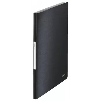Leitz displayboek Style PP 20 pagina's, zwart, polyvinylchloride (PVC), 20 vakken, A4, 231 mm, 13 mm