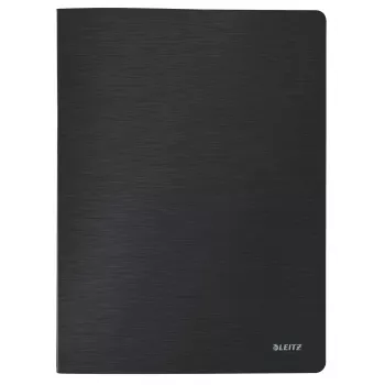 Leitz displayboek Style PP 20 pagina's, zwart, polyvinylchloride (PVC), 20 vakken, A4, 231 mm, 13 mm