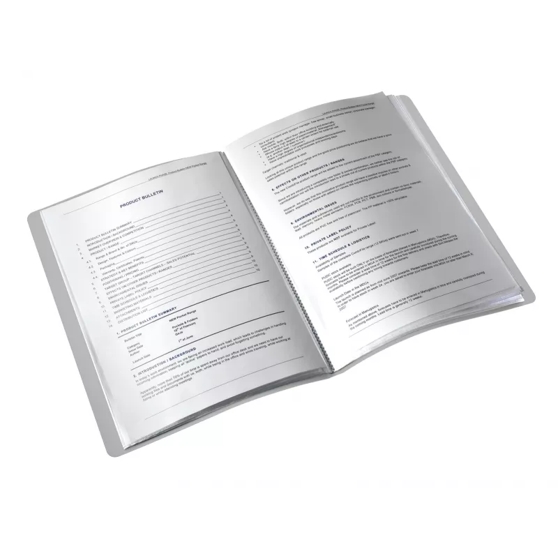 Leitz presentatieboek Style PP 40 pagina's, wit, polyvinylchloride (PVC), 40 vakken, A4, 233 mm, 16 mm