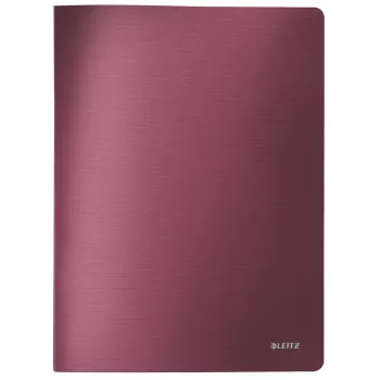 Leitz insteekboek Style PP 40 hoesjes, rood, polyvinylchloride (PVC), 40 hoesjes, A4, 233 mm, 16 mm