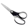 Leitz Titanium kwaliteitsschaar 150 mm, volwassenen, rechte snede, per stuk, zwart, metallic, edelstaal, titanium