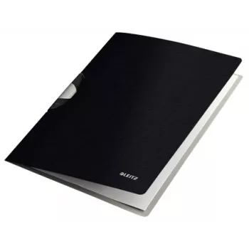 Leitz klemhechter Style ColorClip Professional, A4, polypropyleen (PP), zwart, 40 vel, 80 g/m², 222 mm