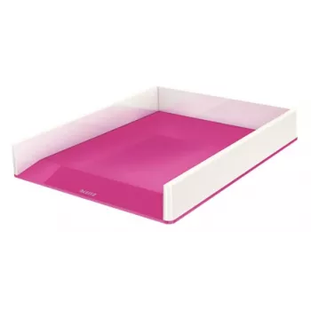 Leitz briefbak WOW Dual Colour, kunststof, metallic, roze, A4, 267 mm, 336 mm, 49 mm