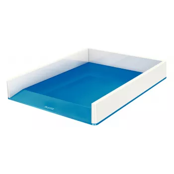 Leitz briefbak WOW Dual Colour, kunststof, blauw, metallic, A4, 267 mm, 336 mm, 49 mm
