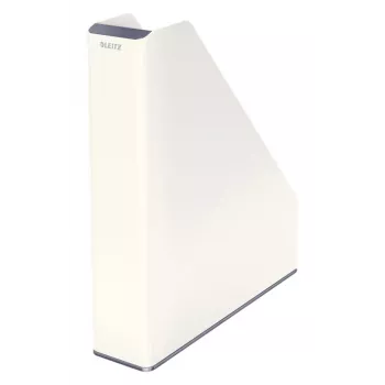Leitz WOW Dual Colour tijdschriftenhouder, wit, kunststof, A4, 272 mm, 318 mm, 430 g