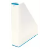 Leitz tijdschriftenhouder WOW Dual Colour, blauw, wit, kunststof, A4, 272 mm, 318 mm, 430 g