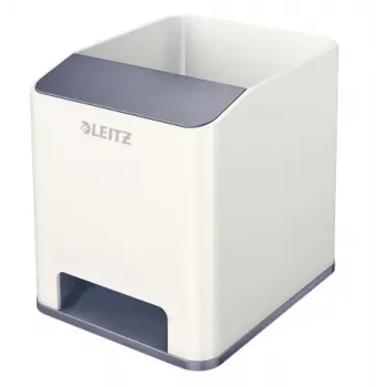 Leitz Sound pennenhouder WOW, wit, polystyreen, 90 mm, 101 mm, 100 mm, 140 g