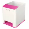 Leitz Sound pennenhouder WOW, roze, wit, polystyreen, 90 mm, 101 mm, 100 mm, 140 g