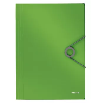 Leitz 3-klapmap Solid PP A4, klapmap, A4, polypropyleen (PP), groen, 150 vel, 80 g/m²