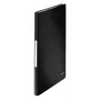 Leitz displayboek Solid PP 40 hoesjes, zwart, polypropyleen (PP), 40 hoesjes, staand, A4, 233 mm