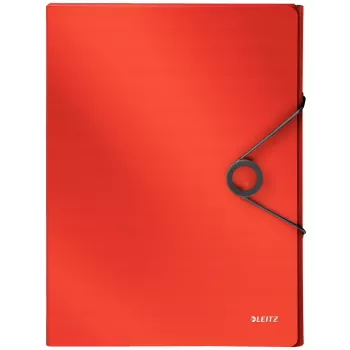 Leitz boxmap Solid PP 30 mm, klapmap, A4, polypropyleen (PP), rood, 250 vel, 80 g/m²