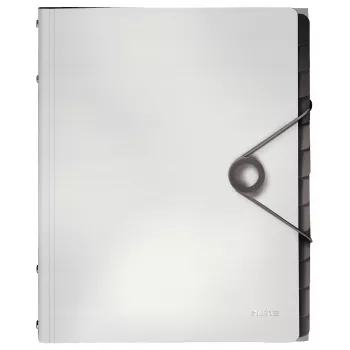 Leitz Scheidingsboek Solid 12 tabs, opvouwmap, A4, polypropyleen (PP), wit, 200 vel, 80 g/m²